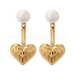 Boucles d'oreilles à tige en acier inoxydable 304&nbsp;EJEW-V016-05G