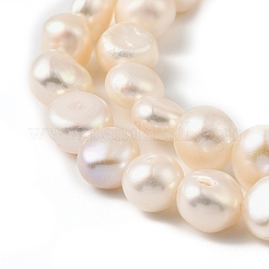 Brins de perles de culture d'eau douce naturelles&nbsp;PEAR-P064-19J-06D
