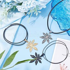 6 collier en cordon ciré coréen de 3 styles&nbsp;MAK-UN0001-41A-02