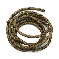 Cordons en cuir pu tressé&nbsp;WL-WH0005-002H