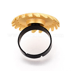 Base de anillo de copa con bisel de aleación y hierro ajustable con bandeja giratoria&nbsp;MAK-T012-11G