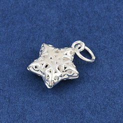 925 dije de estrella hueca de plata de ley&nbsp;STER-K183-08S