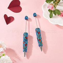 2 stylo à bille en argile polymère avec strass&nbsp;OFST-TA0001-02