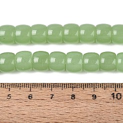 Fili di perline giada di vetro imitato&nbsp;GLAA-Q106-02A-A03
