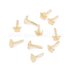 Stern-Stecknadeln aus Messing&nbsp;KK-U051-02G-02