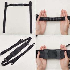 Superfinding 2pcs 2 Stil Nylon-Skateboard-Schultergurte&nbsp;FIND-FH0002-21