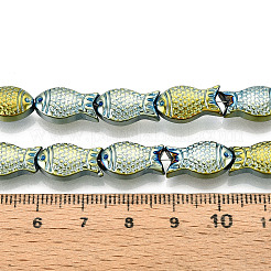 Chapelets de perles en verre électroplaqué&nbsp;X1-EGLA-T025-03E