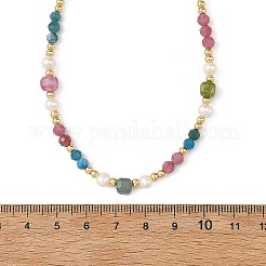 Colliers de perles de culture d'eau douce en pierres précieuses et naturelles pour femmes&nbsp;NJEW-JN06518-01