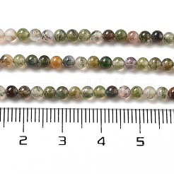 Chapelets de perle en agate indienne naturelle&nbsp;G-A130-3mm-K12-01