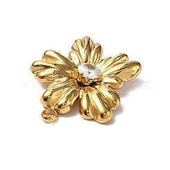 Pendentifs en strass en acier inoxydable 304&nbsp;STAS-P395-11B-G