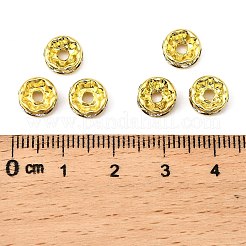 Messing Strass Zwischen perlen&nbsp;RB-A014-Z8mm-01G