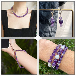 Natürlichen Amethyst Perlen Stränge&nbsp;G-TA0002-57A