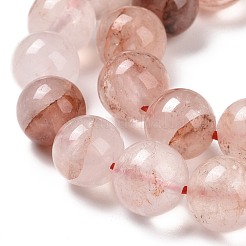 Fili di quarzo ematoide rosso naturale/perline di quarzo ferruginoso&nbsp;G-E571-03B