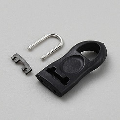 Curseur de fermeture à glissière en caoutchouc&nbsp;DIY-WH0699-77B