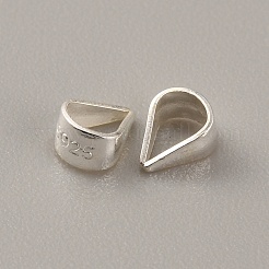 925 broche de plata esterlina en fianzas&nbsp;STER-WH0010-02B-S