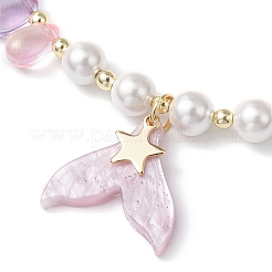Braccialetti di perline di vetro intrecciate per le donne&nbsp;BJEW-JB11732