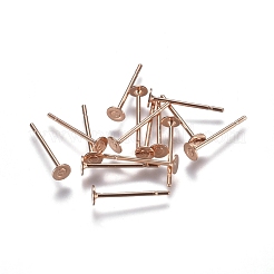 Boucles d'oreilles à tige en acier inoxydable 304&nbsp;STAS-E484-67D-RG