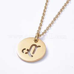 Colliers pendentifs en acier inoxydable 304&nbsp;NJEW-E147-07G