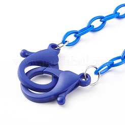 Collane con catena portacavi in plastica abs personalizzate 3 pz 3 colori&nbsp;NJEW-JN03484-02