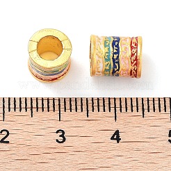 Legierung Schmelz europäischen Perlen&nbsp;ENAM-B001-04A