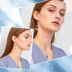24 pendentif creux en acier inoxydable 201 de style 4&nbsp;STAS-UN0029-99