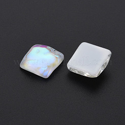 Durchscheinende Cabochons aus galvanisiertem Glas&nbsp;EGLA-T026-003