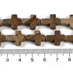 Natürliches Bild Jaspis Perlen Stränge&nbsp;G-I369-A05-02