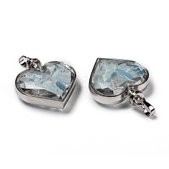 Pendentifs de bouteille en verre&nbsp;G-Z010-02K