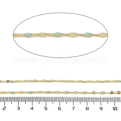 Gestell aus Messing mit geriffelten Ketten&nbsp;AJEW-Q153-02G-16