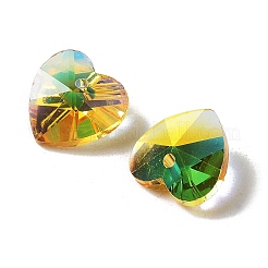 Glas Charms galvanisieren&nbsp;GGLA-Z002-02I