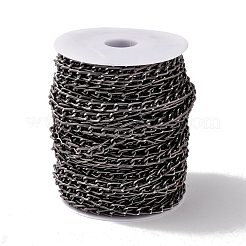Ovale Panzerketten aus oxidiertem Aluminium&nbsp;CHA-G001-11A-EB