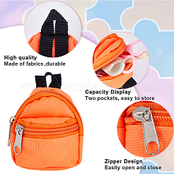 6 mini sac à dos décontracté en tissu pour poupée&nbsp;AJEW-GF0008-36B