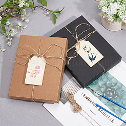 Grands pendentifs en bois naturel non finis&nbsp;WOOD-WH0099-14
