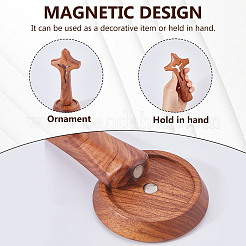 Decorazioni per display a croce in legno&nbsp;DJEW-WH0042-119