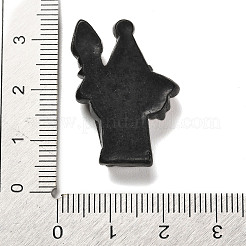 Cabochons décodés en résine opaque d'Halloween&nbsp;LS-RESI-S393-01S