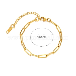 Büroklammerarmbänder aus Edelstahl 304&nbsp;PW-WGB3E23-01