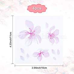 Wasserdichte Kirschblüten-Haustier-Autoaufkleber&nbsp;DIY-WH0366-46