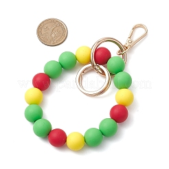 Silikonperlenarmband Schlüsselanhänger handgemachter DIY Anhänger&nbsp;KEYC-JKC00853
