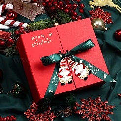 20 stücke 10 stile weihnachten thema ungefärbt holz große anhänger&nbsp;WOOD-YW0001-25