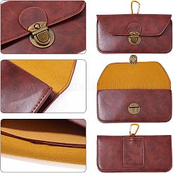 2 x Gürteltasche aus PU-Leder&nbsp;AJEW-NB0003-40