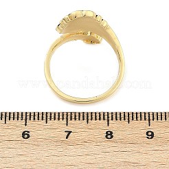 Manschettenringe aus Messing für Damen&nbsp;RJEW-D318-02G