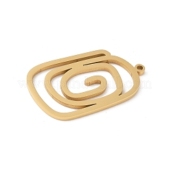 Ciondoli in acciaio inox 304&nbsp;LS-STAS-G355-08B-G