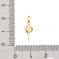 Pendentifs avec zircon cubiques à micro-pavés en laiton&nbsp;LS-KK-M321-01E-G02