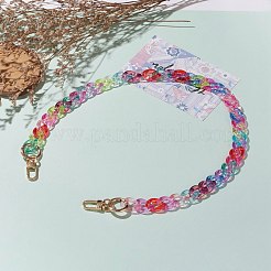 Manici per borse in catene acriliche trasparenti&nbsp;AJEW-BA00068-02