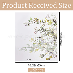 Adesivi decorativi autoadesivi in pvc vegetale&nbsp;DIY-WH0491-37A