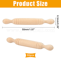 Mini Nudelholz aus Holz&nbsp;DJEW-OC0001-14