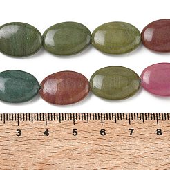Chapelets de perles en jade de malaisie naturelle&nbsp;G-K292-C16-13X18MM-1