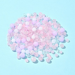 DIY-Kits zur Herstellung von Armbändern aus runden Acrylperlen&nbsp;DIY-FS0007-02B