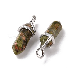Natur unakite spitz anhänger&nbsp;G-K329-39P