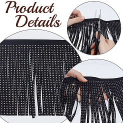 Ruban à pompon en similicuir PU&nbsp;DIY-GF0013-45C